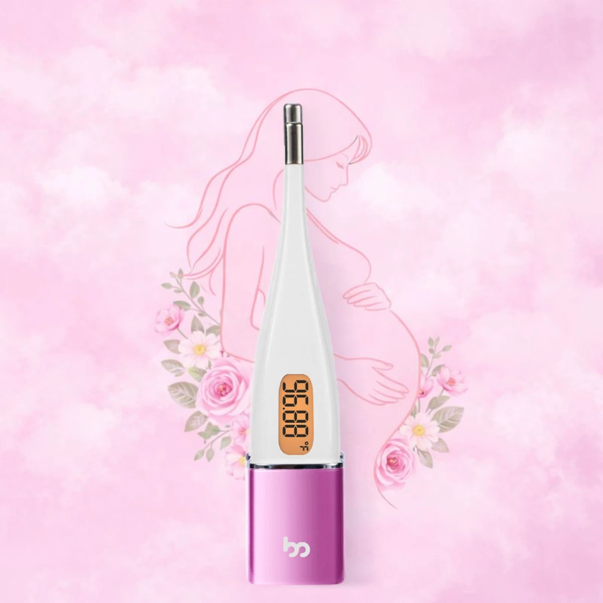 Vinca 2.0 bazalni termometer z visoko natančnostjo ±0,05 °C pomaga spremljati ovulacijo in plodne dni. Hiter, enostaven in z opomnikom za redno merjenje.