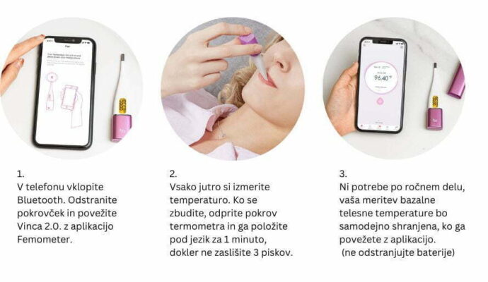 Uporaba termomeetra Vinca 2.0.