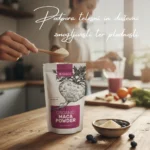 Bio maca v prahu 500g, ekološke pridelave in visoke kvalitete. Podpira plodnost in spolnost ter blagodejno vpliva na telesno stanje.
