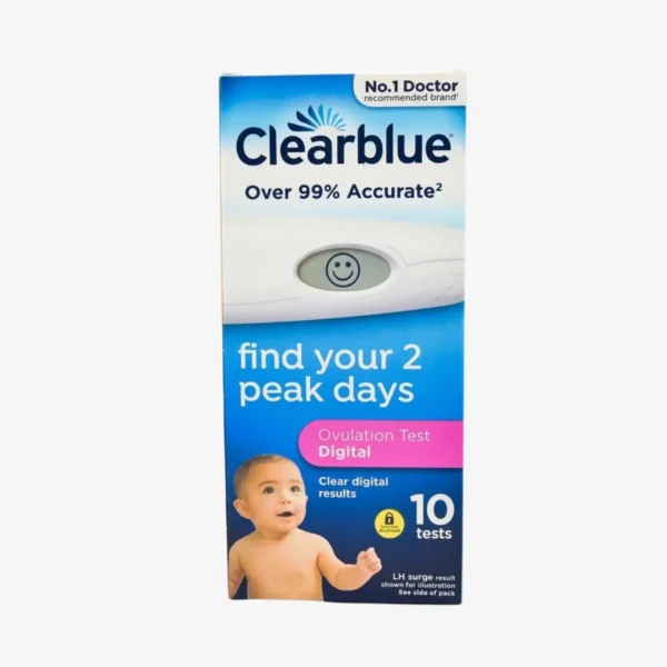 Digitalni ovulacijski test Clearblue Digital bo zaznal tvoja 2 najbolj plodna dneva. Je enostaven za uporabo in pokaže jasne rezultate z 99% natančnostjo.