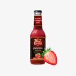 Osvežilni sok iz zgoščenega sadnega soka jagod. Pasteriziran in nefiltriran.