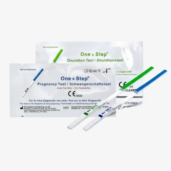 Komplet 35 testnih lističev za ovulacijo in 5 testov nosečnosti OneStep.