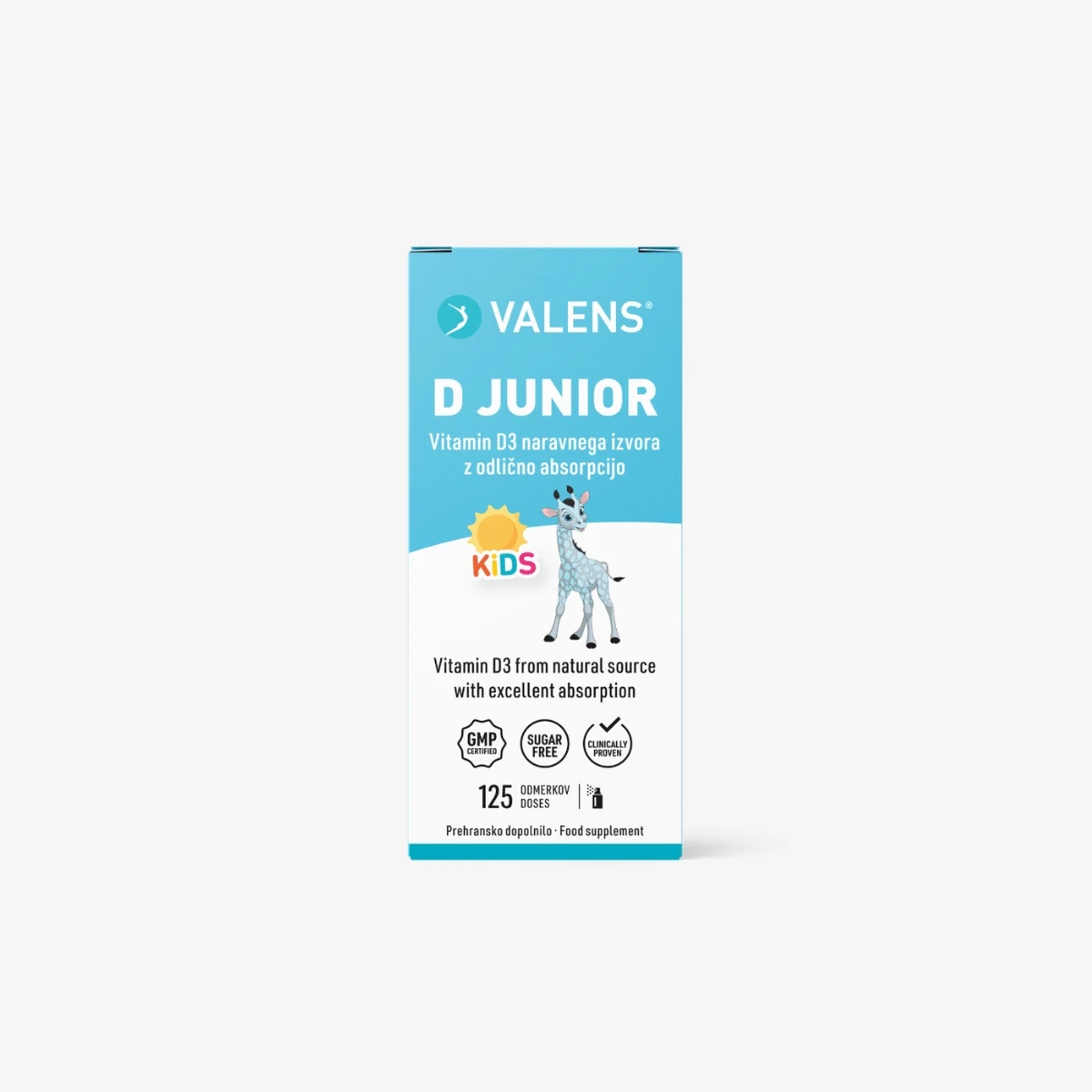 Valens D Junior ustno pršilo je naravni vitamin D za otroke, z odličnim okusom jagode. Vsebuje preverjene in najkvalitetnejše surovine.
