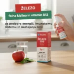 Valens železo 2Go prehransko dopolnilo v priročnem ustnem pršilu za učinkovito podporo energiji, imunskemu sistemu in nastajanju krvi.